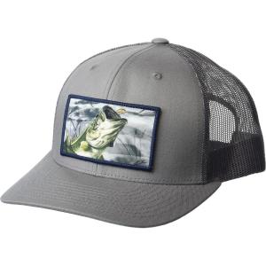 image:imageHUK Mens Mesh Trucker Snapback Hat  AntiGlare Fishing HatAmericana Bucket  Overcast Grey
