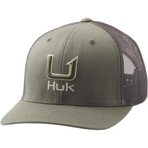 image:imageHUK Mens Mesh Trucker Snapback Hat  AntiGlare Fishing HatBarb U  Moss