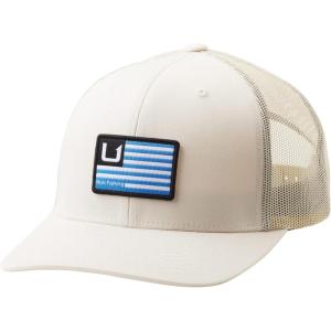 image:imageHUK Mens Mesh Trucker Snapback Hat  AntiGlare Fishing HatHuk  Bars  Khaki