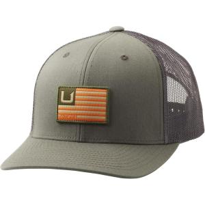 image:imageHUK Mens Mesh Trucker Snapback Hat  AntiGlare Fishing HatHuk  Bars  Moss
