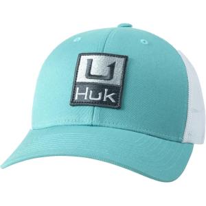 image:imageHUK Mens Mesh Trucker Snapback Hat  AntiGlare Fishing HatHukd Up  Marine Blue