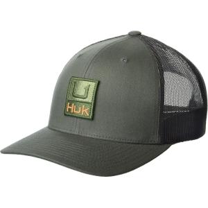 image:imageHUK Mens Mesh Trucker Snapback Hat  AntiGlare Fishing HatHukd Up  Moss
