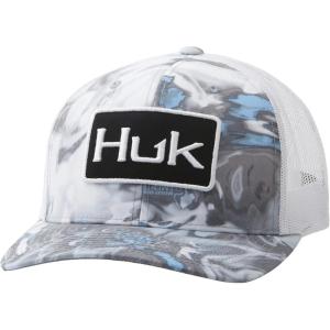 image:imageHUK Mens Mesh Trucker Snapback Hat  AntiGlare Fishing HatMossy Oak Hydro Standards