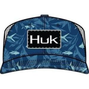 image:imageHUK Mens Mesh Trucker Snapback Hat  AntiGlare Fishing HatOcean Palm  Sargasso Sea