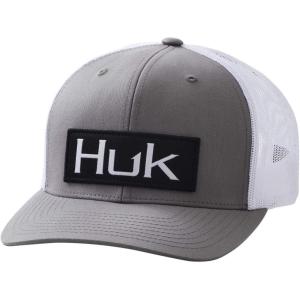image:imageHUK Mens Mesh Trucker Snapback Hat  AntiGlare Fishing HatSharkskin