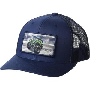image:imageHUK Mens Mesh Trucker Snapback Hat  AntiGlare Fishing HatSolo Mission  Deep Ocean Blue