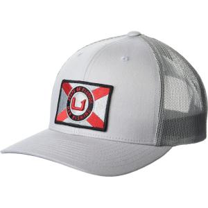 image:imageHUK Mens Mesh Trucker Snapback Hat  AntiGlare Fishing HatState of Florida  Overcast Grey