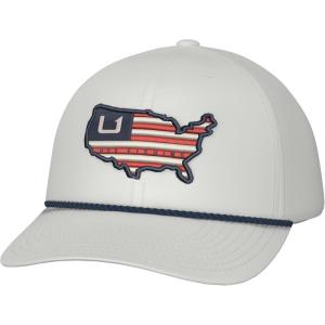 image:imageHUK Mens Rope Hats Unstructured Adjustable Fishing Hat for MenAmerican Huk  White