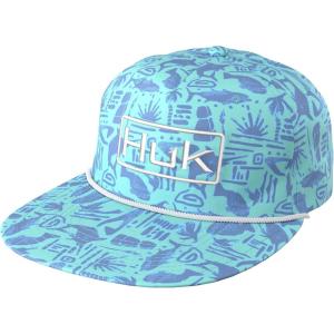 image:imageHUK Mens Rope Hats Unstructured Adjustable Fishing Hat for MenTiki Beach  Marine Blue