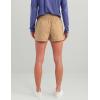 image:imageHUK Womens Cruiser Shorts Stretch Cotton Ripstop Elastic Waistband with Drawcord Zipper Front Fly 3 InseamMarl
