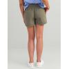 image:imageHUK Womens Cruiser Shorts Stretch Cotton Ripstop Elastic Waistband with Drawcord Zipper Front Fly 3 InseamMoss
