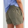 image:imageHUK Womens Cruiser Shorts Stretch Cotton Ripstop Elastic Waistband with Drawcord Zipper Front Fly 3 InseamMoss