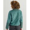 image:imageHUK Womens Plush Fleece 12 Zip Pullover Cozy Sherpa Fleece With Front Dropin Pocket and Quilted DetailsNorth Atlantic