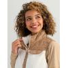 image:imageHUK Womens Plush Fleece Full Zip Vest Soft Warm Lightweight Outdoor Layering Piece for Fishing Hiking and ActivewearEgret