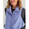 image:imageHUK Womens Plush Fleece Full Zip Vest Soft Warm Lightweight Outdoor Layering Piece for Fishing Hiking and ActivewearLightning Sky