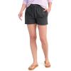 image:imageHUK Womens Cruiser Shorts Stretch Cotton Ripstop Elastic Waistband with Drawcord Zipper Front Fly 3 InseamVolcanic Ash