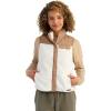 image:imageHUK Womens Plush Fleece Full Zip Vest Soft Warm Lightweight Outdoor Layering Piece for Fishing Hiking and ActivewearEgret