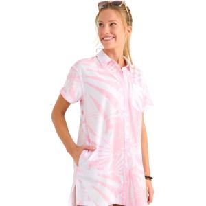image:imageHUK Womens Kona Coverup Dress Lightweight Quickdry Beach Coverup for Swim Pool and Vacation WearOleander