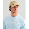 image:imageHUK Mens Airweight Crew UPF 30 Lightweight Performance Fishing Shirt with Recycled Polyester and Raglan SleevesCoastal Drift Heather