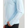 image:imageHUK Mens Airweight Crew UPF 30 Lightweight Performance Fishing Shirt with Recycled Polyester and Raglan SleevesCoastal Drift Heather