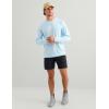 image:imageHUK Mens Airweight Crew UPF 30 Lightweight Performance Fishing Shirt with Recycled Polyester and Raglan SleevesCoastal Drift Heather