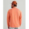 image:imageHUK Mens Airweight Crew UPF 30 Lightweight Performance Fishing Shirt with Recycled Polyester and Raglan SleevesDusty Orange Heather