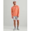 image:imageHUK Mens Airweight Crew UPF 30 Lightweight Performance Fishing Shirt with Recycled Polyester and Raglan SleevesDusty Orange Heather