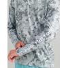 image:imageHUK Mens Airweight Crew UPF 30 Lightweight Performance Fishing Shirt with Recycled Polyester and Raglan SleevesKc Print  Sharkskin