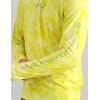image:imageHUK Mens Airweight Crew UPF 30 Lightweight Performance Fishing Shirt with Recycled Polyester and Raglan SleevesKc Print  Vintage Chartreuse