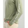 image:imageHUK Mens Airweight Crew UPF 30 Lightweight Performance Fishing Shirt with Recycled Polyester and Raglan SleevesSeagrass Heather