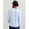image:imageHUK Mens Airweight Crew UPF 30 Lightweight Performance Fishing Shirt with Recycled Polyester and Raglan SleevesSky