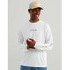 image:imageHUK Mens Airweight Crew UPF 30 Lightweight Performance Fishing Shirt with Recycled Polyester and Raglan SleevesWhite