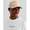 image:imageHUK Mens Airweight Crew UPF 30 Lightweight Performance Fishing Shirt with Recycled Polyester and Raglan SleevesWhite
