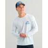 image:imageHUK Mens Drift Printed Long Sleeve Performance TeeCoastal Drift Heather