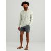 image:imageHUK Mens Drift Printed Long Sleeve Performance TeePale Algae