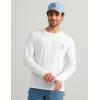 image:imageHUK Mens Drift Printed Long Sleeve Performance TeeWhite