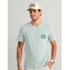 image:imageHUK Mens Drift Short Sleeve Crew UPF 50 Quick Dry Fishing Shirt with Stretch Fabric and Lightweight FeelCoastal Drift Heather