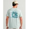 image:imageHUK Mens Drift Short Sleeve Crew UPF 50 Quick Dry Fishing Shirt with Stretch Fabric and Lightweight FeelCoastal Drift Heather