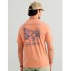 image:imageHUK Mens Drift Short Sleeve Crew UPF 50 Quick Dry Fishing Shirt with Stretch Fabric and Lightweight FeelCoral Reef Heather
