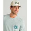 image:imageHUK Mens Drift Short Sleeve Crew UPF 50 Quick Dry Fishing Shirt with Stretch Fabric and Lightweight FeelHeron Blue Heather