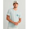 image:imageHUK Mens Drift Short Sleeve Crew UPF 50 Quick Dry Fishing Shirt with Stretch Fabric and Lightweight FeelHeron Blue Heather