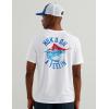 image:imageHUK Mens Drift Short Sleeve Crew UPF 50 Quick Dry Fishing Shirt with Stretch Fabric and Lightweight FeelWhite