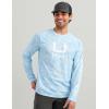image:imageHUK Mens Icon Crew LongSleeve Performance Fishing ShirtCoastal Drift