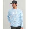 image:imageHUK Mens Icon Crew LongSleeve Performance Fishing ShirtCoastal Drift
