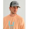 image:imageHUK Mens Icon Crew LongSleeve Performance Fishing ShirtCoral Reef