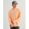 image:imageHUK Mens Icon Crew LongSleeve Performance Fishing ShirtCoral Reef