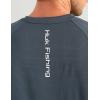 image:imageHUK Mens Icon Crew LongSleeve Performance Fishing ShirtSea Storm