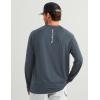 image:imageHUK Mens Icon Crew LongSleeve Performance Fishing ShirtSea Storm
