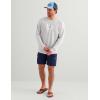 image:imageHUK Mens Icon Crew LongSleeve Performance Fishing ShirtSeagull