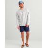 image:imageHUK Mens Icon Crew LongSleeve Performance Fishing ShirtSeagull
